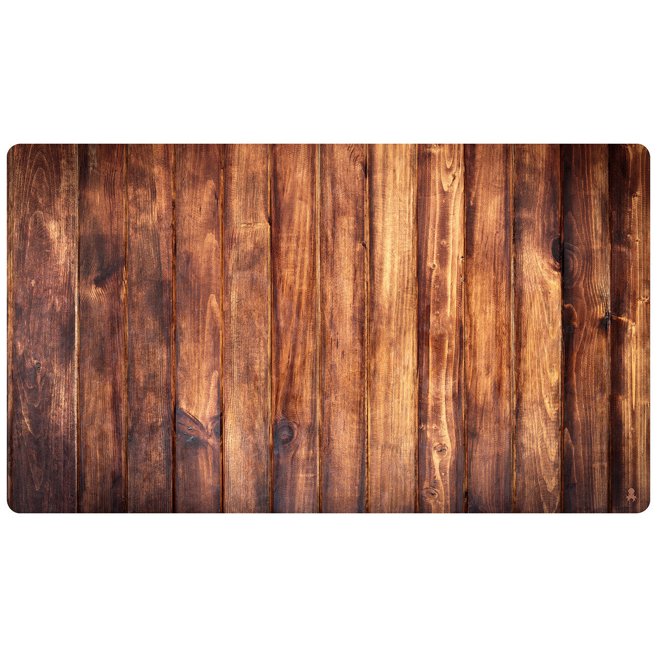 Burnt Dark Wood Playmat